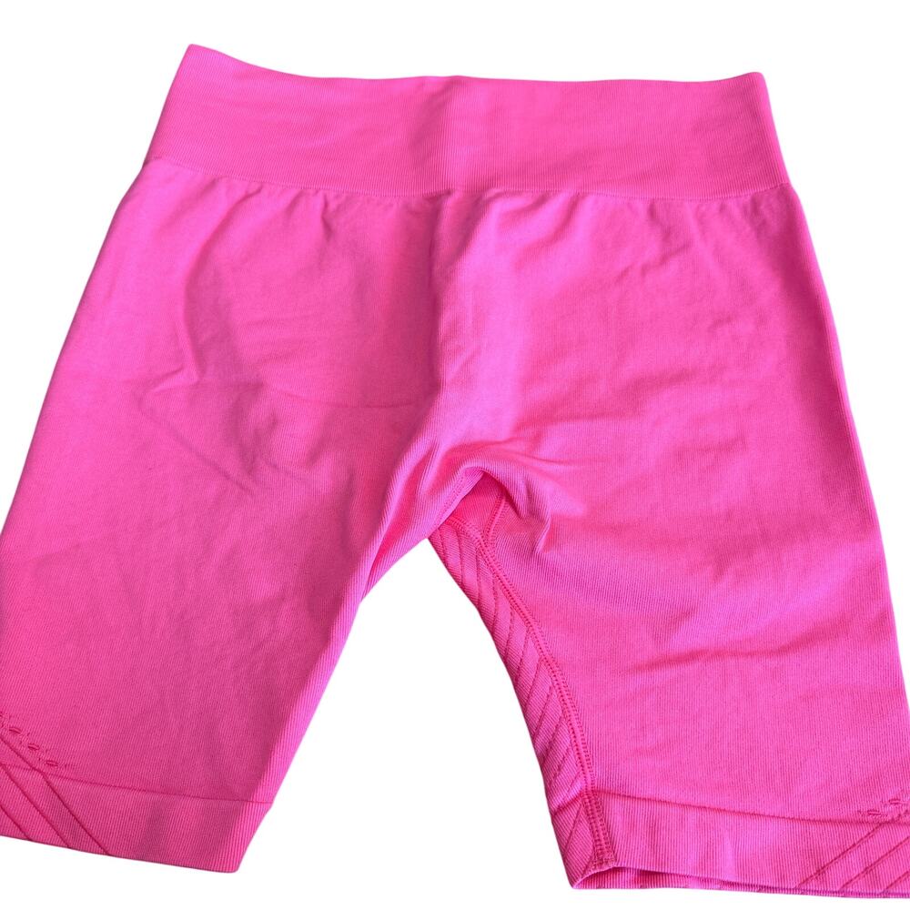 JoyLab Women's Hot Pink High-Rise Seamless Bike Shorts - Size Large - NWT